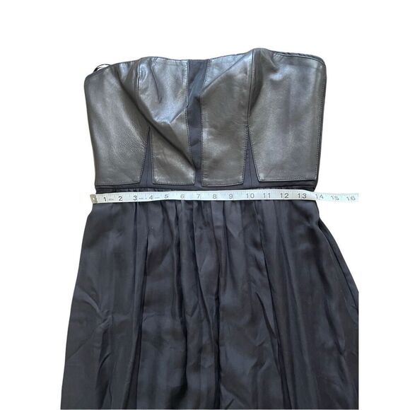 Rebecca Taylor Black Strapless Maxi Dress – Size 6 - Picture 5 of 8